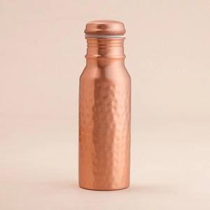 Traditional <b>Copper</b> <b>Water</b> <b>Bottle</b> Classic Shape Drinking <b>Bottle</b> for Daily Hydration Yoga Travel and Gifting Use - Product Image 2
