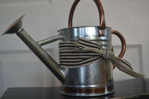 Galvanized Watering Can Premium Quality with Copper Finished Handle Perfect for Outdoor Use Durable Stylish <b>Garden</b> <b>Tool</b> - Product Image 5