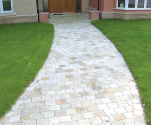 Revêtement mural en pierre de grès mince, surface rustique fendue, beige clair, pierre naturelle, carrelage extérieur, carrelage en grès vieilli - Product Image 4