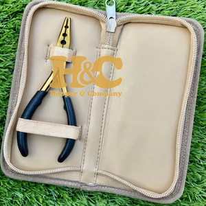 Nuevas Pinzas de Sujeción Fuerte con Estuche, Pinzas de Acero Inoxidable para Extensiones de Cabello, Abridor y Removedor de Anillos Micro Nano - Product Image 6