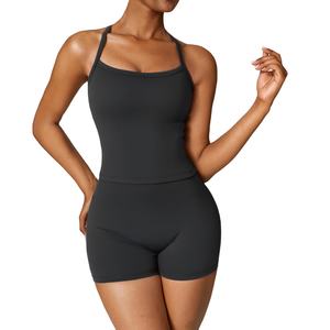 Nouvel arrivage : Ensemble de yoga sans couture pour femme – Tenue d'entraînement deux pièces ultra-extensible – Vêtements de sport pour la gym et le fitness (leggings et haut) - Product Image 1