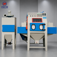 Machine de sablage automatique industrielle à convoyeur pour un nettoyage de précision, nettoyage haute efficacité sans poussière