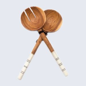Custom Design <b>Salad</b> <b>Server</b> With Bone Handle Wooden <b>Salad</b> <b>Server</b> Bone <b>Salad</b> <b>Server</b> <b>Salad</b> Tools At Factory wholesale Price - Product Image 6