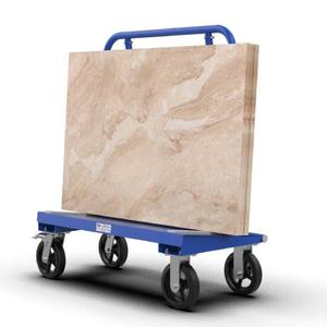 Heavy Duty Industrial Four-<b>Wheel</b> Metal Platform Moving Furniture Hand Truck Dolly Service <b>Cart</b> - Product Image 4