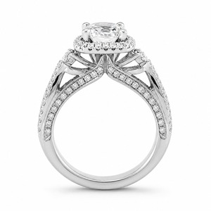Premium Cushion Cut E Color Lab Diamond Engagement <b>Ring</b> 925 <b>silver</b> IGI Certified unisex <b>Solitaire</b> Fine Jewelry - Product Image 6