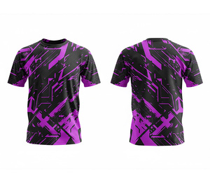 Fashion Sublimation T Shirt Custom All Over Print Design Fitness Apparel Supplier | <b>Men</b> Women Youth Sizes | Lightweight Quick Dr - Product Image 6