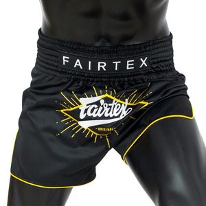 กางเกงมวยไทยขายส่ง Fair tex สีดำลายหินอ่อน กางเกงคิกบ็อกซิ่ง กางเกงมวยไทย กางเกงยิวยิตสู ระบายอากาศได้ดี - Product Image 4