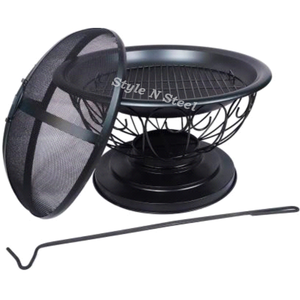 Brasero Multifuncional con Pintura Resistente al Calor, Diseño Independiente, Calentador Exterior para Leña/Carbón - Product Image 2