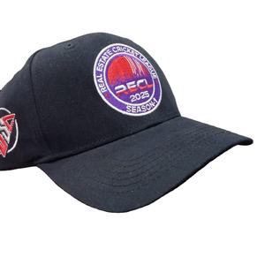 Casquette de baseball ajustable à deux tons en toile non structurée, style hip-hop, broderie personnalisée, logo unisexe - Product Image 2