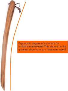 ฮอร์นรองเท้าแบบสั่งทำพร้อมโลโก้ยาวทำจากไม้ขี้เกียจพร้อมโลโก้หนังและด้ามจับสำหรับใส่รองเท้าที่สะดวกสบาย - Product Image 3