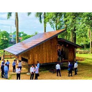 Edificios Prefabricados en Vietnam de 25m2-200m2, Invernaderos Prefabricados de Alta Calidad, 3 Años de Garantía, Modelo HN02 BUNGALOW, Nuevo, 50 m2, 40HC Industrial - Product Image 5