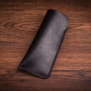 Designer Handmade Classic Genuine Leather Eyewear Pouch Sunglasses Protector Luxury Corporate Gift Item LGC-0132 - Product Image 1