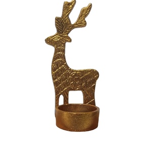 เครื่องประดับกวางทรงกลมครึ่งทรงกลมทำด้วยมือคุณภาพพรีเมียมรูปทรงต้นไม้พร้อมส่งของตกแต่งคริสต์มาสสำหรับเป็นของขวัญให้ในอินเดีย - Product Image 1