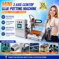 Máquina de envasado de pegamento AB de tamaño pequeño para escritorio, máquina de mezcla y llenado de pegamento de dos componentes de alta precisión para fabricación inteligente