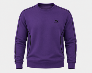 เสื้อสเวตเชิ้ตผู้ชาย คอวี แขนยาว ทรงปกติ สีพื้น ผ้าถัก สไตล์ลำลอง - Product Image 4