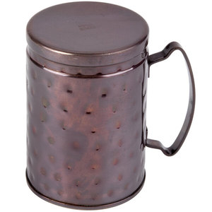 Vintage Hammered Metal <b>Mug</b> with Handle <b>Large</b> Capacity Drinkware for Dining - Product Image 2
