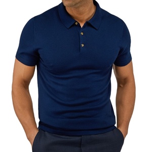 Polo pour homme grande taille en coton respirant, avec designs et logo personnalisés, style décontracté tricoté, techniques d'impression - Product Image 1