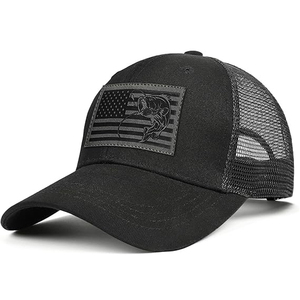 ODM OEM Brown Mesh Back 6-Panel Adjustable Cap Embroidered Logo Lightweight Camo Hunting <b>Hat</b> for <b>Men</b> Boys Outdoor <b>Waterproof</b> <b>Hat</b> - Product Image 4