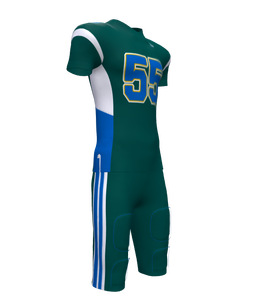 Conjunto de Camiseta de Fútbol Verde para Hombre con Número 55, Impresión Sublimada, Absorbe la Humedad, Corte Atlético, Manga Corta, para Todas las Temporadas - Product Image 6