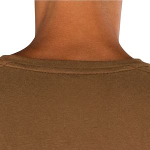 Camiseta Deportiva Ajustada de Algodón Suave para Hombre, Color Marrón Camel, para Entrenamiento, Fitness, Estilo Casual - Product Image 4