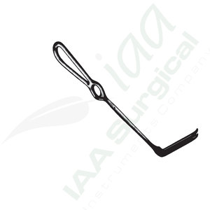 Rétracteur gynécologique Rasmus 20 cm 55 x 12 mm, instrument chirurgical manuel de classe I pour la chirurgie gynécologique - Product Image 2