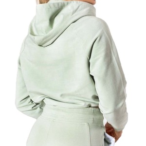 Sudaderas con Capucha Bordadas de Invierno para Mujer, Diseño Personalizado, 100% Algodón, Felpa, Ropa Urbana, Alta Calidad, Teñido Liso en 3D - Product Image 2