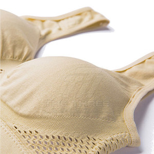 New Arrival Custom Design Simple Eco-Friendly Breathable High Support Sports <b>Bra</b> Adjustable <b>Straps</b> Removable Pads Front Yoga - Product Image 3