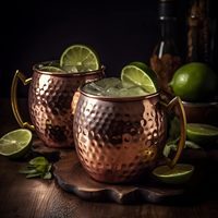 Taza Ayurvédica de Cobre Puro 100% de Excelente Calidad para Mejorar la Inmunidad, Libre de BPA, a Prueba de Fugas, Portátil, Disponible al por Mayor