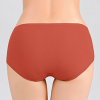Culotte sexy sans couture pour femme, taille mi-haute, style T-back invisible, 100 % coton, écologique et confortable