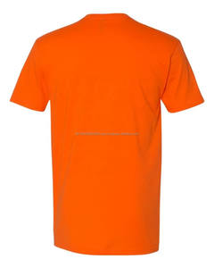 T-shirt décontracté à manches courtes et col rond, à rayures, en couleur unie, sur mesure pour hommes - Product Image 3