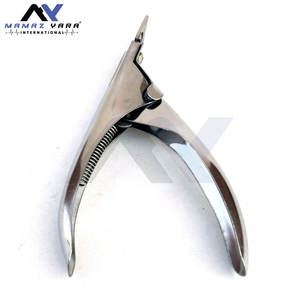 Coupe-ongles professionnel robuste en acier inoxydable pour faux ongles en acrylique et gel, qualité salon, manucure et pédicure - Product Image 2