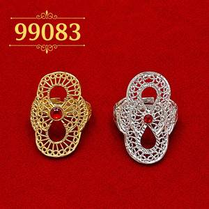 MOLL JEWELLERS Vintage Alloy Cocktail <b>Rings</b> Red <b>Cubic</b> <b>Zirconia</b> Stone Trendy Third Party Certified for Women <b>Wedding</b> Gift 99083 - Product Image 1