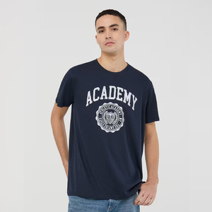 เสื้อยืดคอกลมแขนสั้นพิมพ์ลายบลูอะคาเดมี่สำหรับผู้ชายขายดีที่สุด ทรงปกติ สไตล์ลำลอง ผลิตจากผ้าฝ้ายเจอร์ซีย์ - Product Image 6