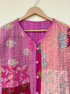 Edredón Acolchado Hecho a Mano en India, 100% Algodón Ecológico, Antiarrugas, Transpirable, de Secado Rápido, con Estampado Digital, Bolsillo Frontal y Botones Cubiertos - Product Image 4