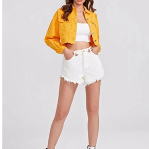 Wholesale Fashion Women Denim <b>Jeans</b> Jackets with Fur <b>Line</b> Ladies Winter Warm Custom Logo Denim Jackets - Product Image 3