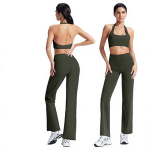 Nuevo Conjunto de Yoga de 2 Piezas, Ropa Deportiva, Conjunto de Leggings y Sujetador Deportivo, Conjuntos de Yoga Sexys Personalizados para Gimnasio - Product Image 4