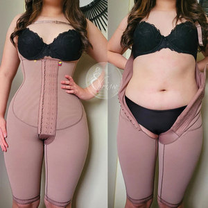 Body sculptant amincissant pour <span class=keywords><strong>femme</strong></span>, à compression, ouvert sur les seins, avec contrôle abdominal et effet liftant fessier, pour BBL Phase 2 - Product Image 2