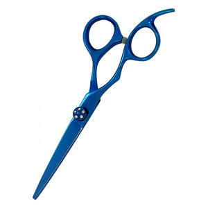 Ciseaux de coiffure professionnels pour gauchers, couleur personnalisée, acier inoxydable, manche moyen, précision et tranchant - Product Image 5