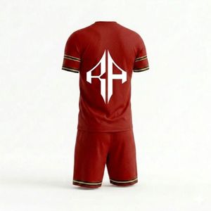 Uniforme de Fútbol Personalizado de Manga Corta para Hombre, 2026, Calidad Premium, Transpirable, Secado Rápido, 100% Poliéster, Logotipo Personalizado, Verano, OEM - Product Image 3