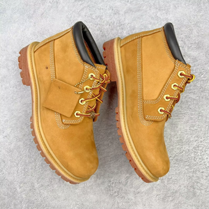 Botas de nieve de combate de cuero genuino para hombre y mujer, con forro de gamuza, impermeables, de lujo, para invierno. - Product Image 1