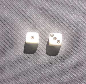 Decorative Bone <b>Dice</b> <b>Set</b> Handmade Gaming and Gift Item - Product Image 1