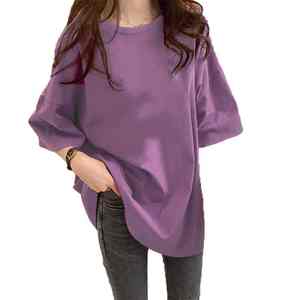 Camiseta de Mujer con Estampado de Dibujos Animados y Hombros Caídos, Estilo Urbano, Holgada, para Mujer - Product Image 6