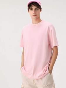T-shirt personnalisé pour homme, coupe classique, polyester/coton, col rond, streetwear décontracté, séchage rapide, personnalisable, 100% coton - Product Image 2