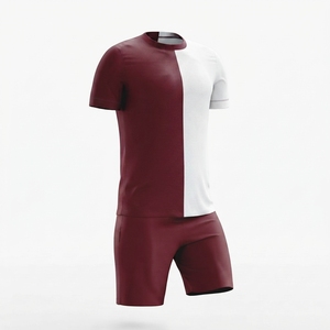 Designer Soccer Uniform High Quality <b>Athletic</b> Jersey and Shorts Set with Custom Logo Factory Direct Manufacturing <b>Support</b> - Product Image 3