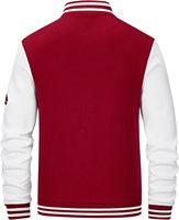 Veste de sport Shuja en gros, personnalisée avec logo brodé, col montant, coupe-vent, style universitaire oversize, pour hommes/unisexe