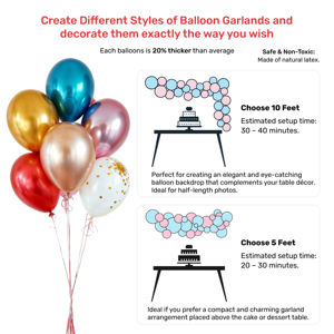 Kit Combo Premium Rouge I Love U |   15 ballons rouges en forme de cœur et d'amour en aluminium |   Je t'aime Sash & Banner - Product Image 5