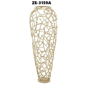 Handmade Decorative Metal Flower <b>Vase</b> Stylish Luxury Accent for Furniture Stores Interior Designers Home Decor Retail Chains - Product Image 1