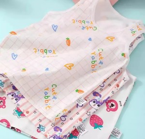 Débardeurs pour filles personnalisés avec logo, design de dessin animé, 100% coton, écologiques, décontractés et simples - Product Image 6