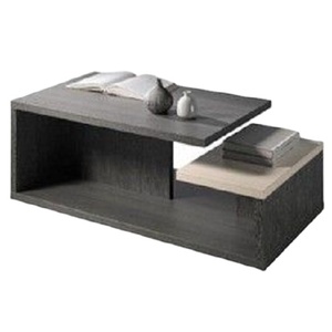 Meubles de Table pour la maison, l'hôtel, le salon, couleur noire, Table basse moderne en bois, forme carrée, Center de Table - Product Image 1