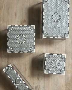 CrescentWood Luxe Candy Organizer Artisan Wooden Mother of Pearl Acrylic <b>Sweet</b> <b>Box</b> for Ramadan 2027, Iftar Serving & Luxury - Product Image 1
